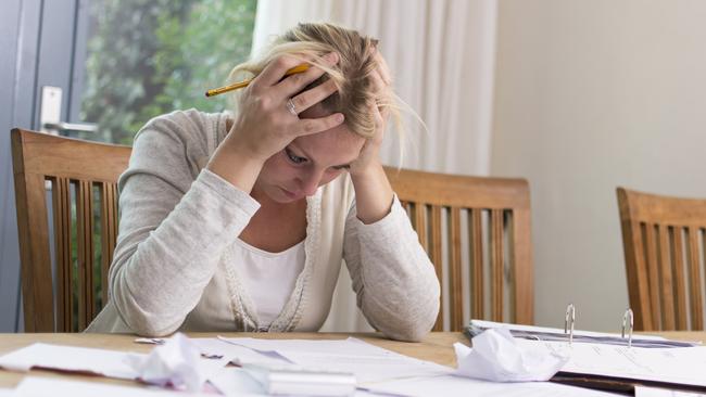 Being laden with debt can become extremely stressful. Picture: iStock