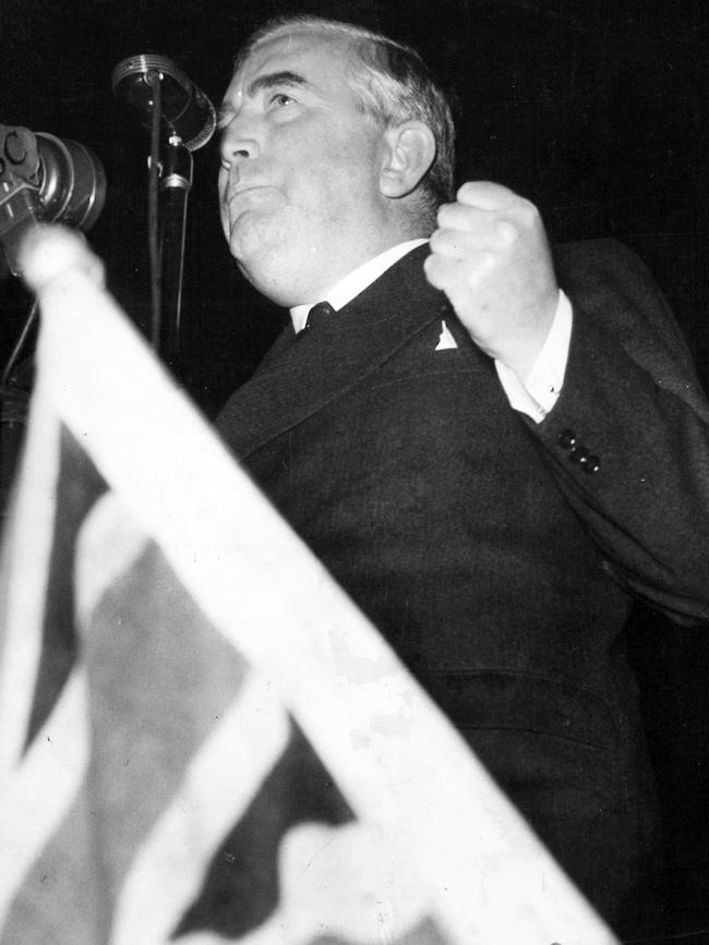 Former prime minister Bob Menzies.