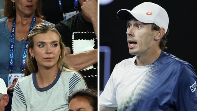 Katie Boulter was absent from Alex de Minaur's Australian Open quarterfinal against Jannik Sinner. Image: Getty