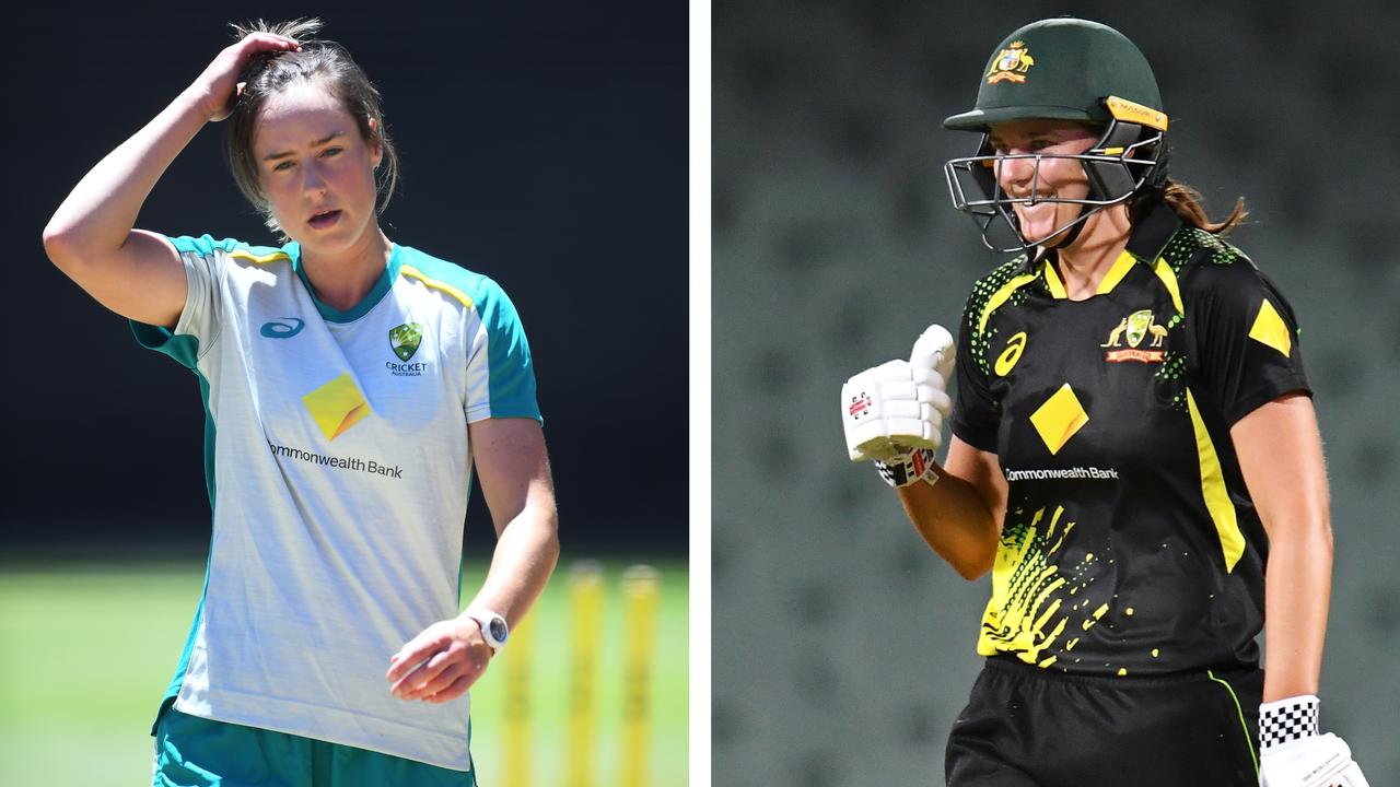 Ellyse Perry and Tahlia McGrath.
