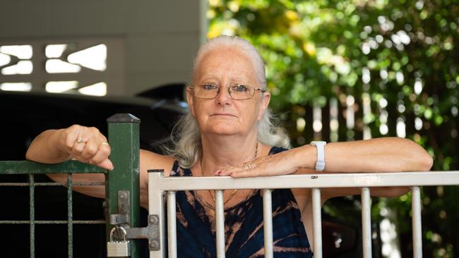 White Rock resident Rainee Nicholls has taken extra measures to protect her property after a recent break in at her residence. Picture: Emily Barker