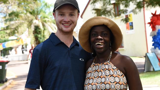 Connor Hill and Hosanna Kinyaa at the Thailand Grand Festival 2024. Picture: Alex Treacy
