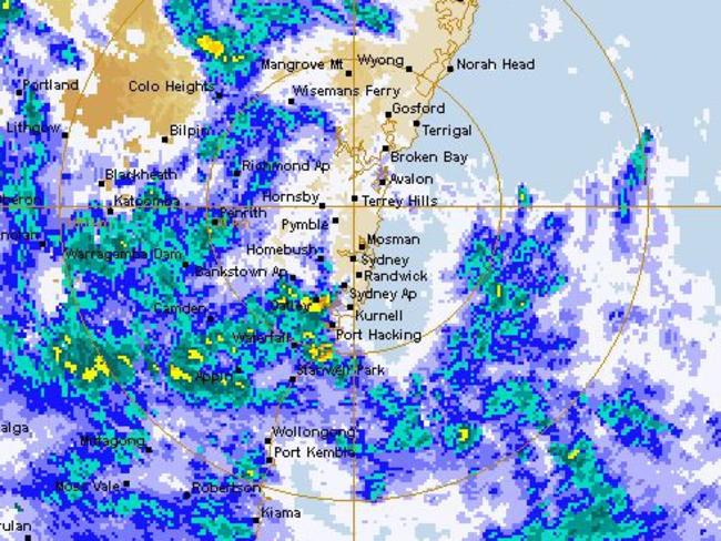 Nsw Weather Rain To Hit Sydney For Evening Commute Daily Telegraph