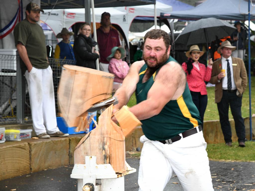 Mitch Argent competes in the Queensland Title and took oout second place.Heritage Bank Toowoomba Royal Show.Saturday April 20th, 2024 Picture: Bev Lacey