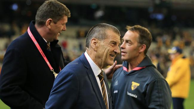 Jeff Kennett at Hawthorn’s Round 16 game. Picture: Mark Stewart