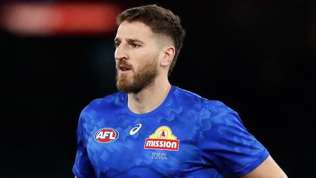 Marcus Bontempelli is set to average more than 114 points for the fourth year in a row. Picture: Dylan Burns/AFL Photos via Getty Images