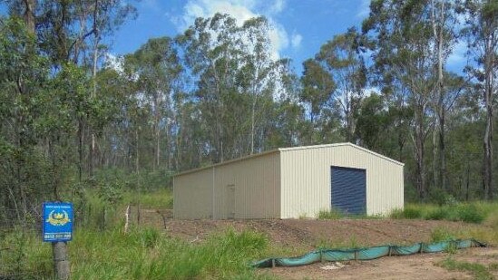 A shed is the only building on the Goodna site.