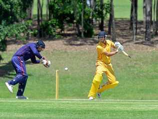 Queensland Country Cricket Championships at Mark Marsh Oval, Ipswich. North Queensland batsman Jason Seng. Picture: David Nielsen