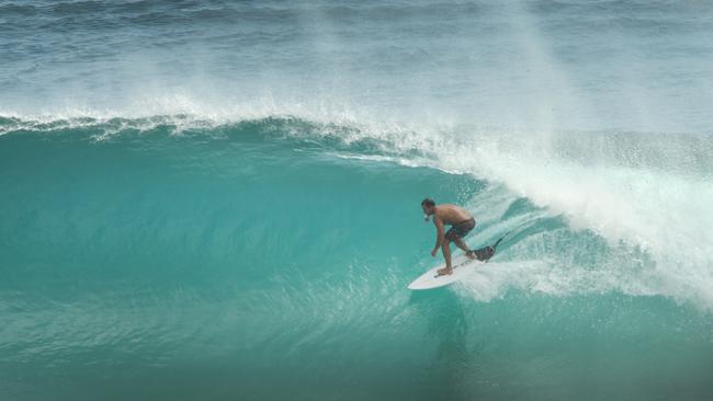 Big Sunday on the Gold Coast as cyclonic swell hits the coast. Kirra once again reminded all of her magic as surfers slotted into giant barrels. . Picture Glenn Hampson