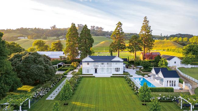 The Rill Garden in Havelock, on New Zealand’s South Island Island is surrounded by lush green countryside.