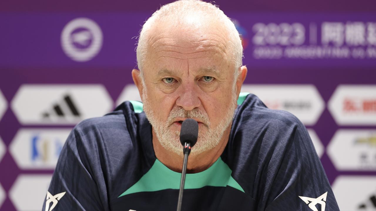 Socceroos coach Graham Arnold . (Photo by Lintao Zhang/Getty Images)