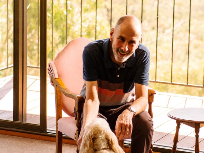 Chris Baggoley at his home on Tuesday, October 13, 2020. (The Australian/ Morgan Sette)