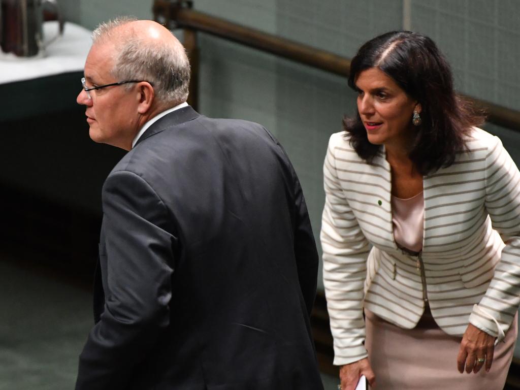 Former Senator Julia Banks came forward earlier this month with allegations of misogyny and sexual misconduct from staffers within Prime Minister Scott Morrison’s cabinet. Picture: Mick Tsikas/AAP