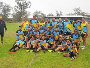 WINNERS ARE GRINNERS: Comeback Dreamers won the Queensland Emus rugby league carnival in Dirranbandi on Saturday.