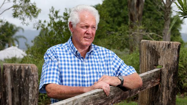 Redcliffe Dolphins legend Peter Leis at home on his Dayboro farm in 2017. Picture: Chris Higgins