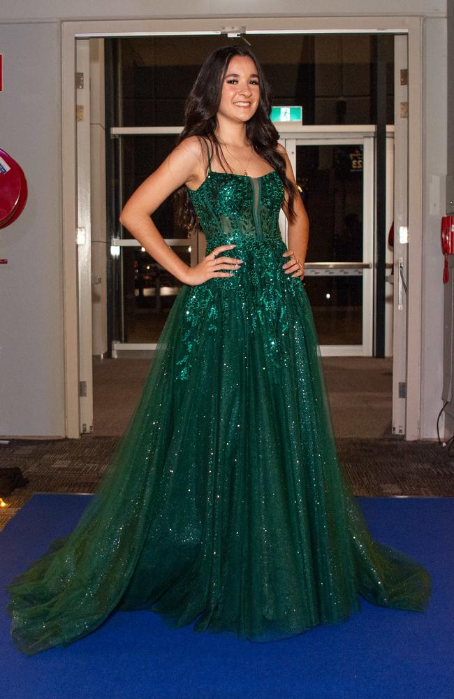 Shauna Alves at the Year 12 School formals of Darwin High School at Darwin Convention Centre, Darwin. Picture: Pema Tamang Pakhrin.