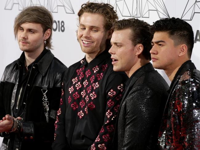 5 Seconds of Summer are now one of Australia’s biggest musical exports.  Picture: Jonathan Ng