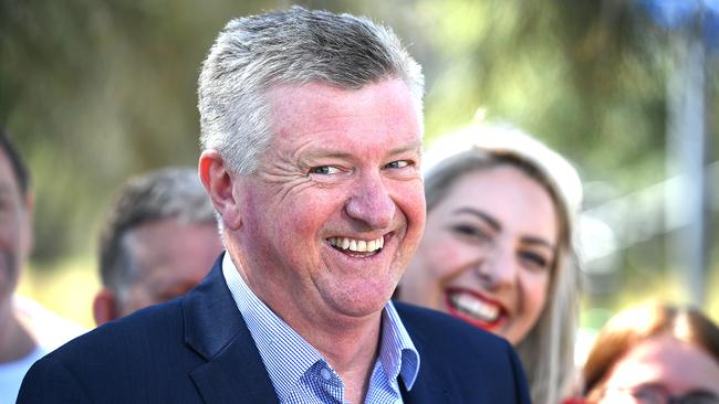 Labor lord mayoral candidate Patrick Condren has welcomed an LNP councillor to the ‘back Pat’ brigade. Picture: AAP/John Gass