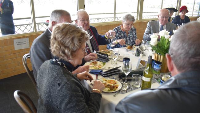 Hamilton Cup Races 2022 - Guests sit back and enjoy their meals.