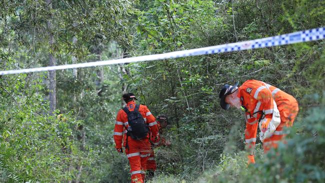Police and SES are searching Good Night Scrub National Park looking for the missing teen. Picture: Adam Head/ NewsWire