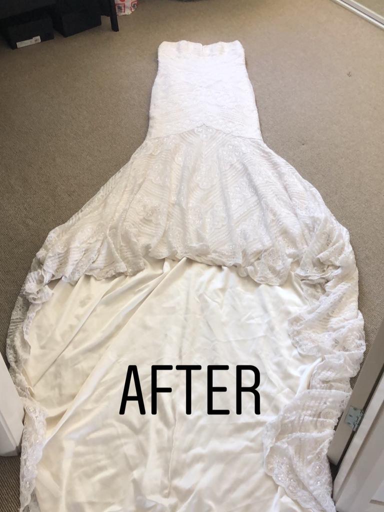 And after she completed the clean using $15 worth of products. Picture: Supplied