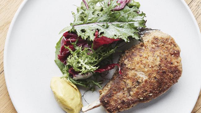 Pork on the fork: the Bald Rock pork cutlet Pic: Simon Schiff