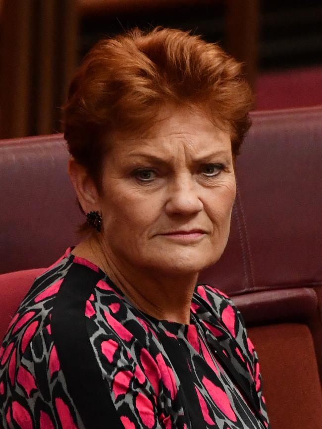 Senator Hanson declared in 2010 she would not sell her home to a Muslim.