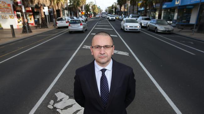 TAC CEO Joe Calafiore on Moorabool Street, Geelong. Picture: Peter Ristevski