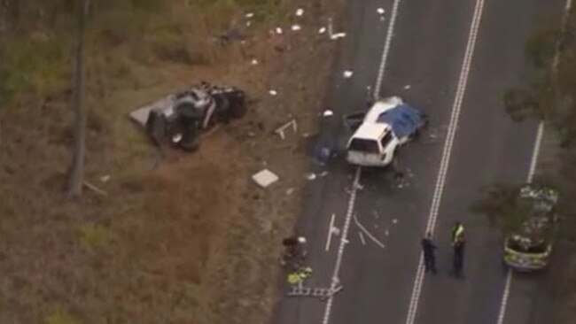 Police said the father and his 19 year old son were on a father’s day driving lesson when the accident occurred on the Mount Lindesay Highway at Cedar Vale at about 11am.