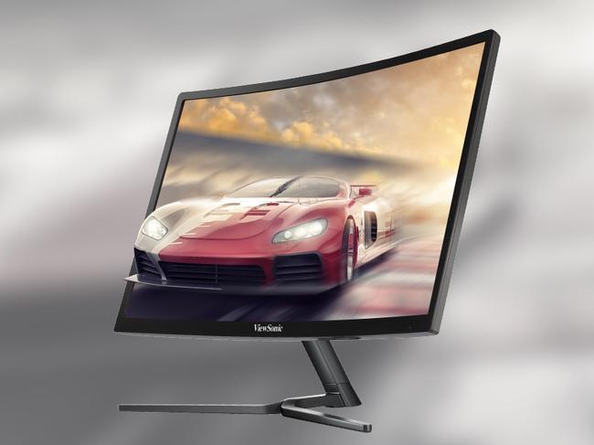 ViewSonic's 24-inch curved gaming monitor. Source: Supplied.