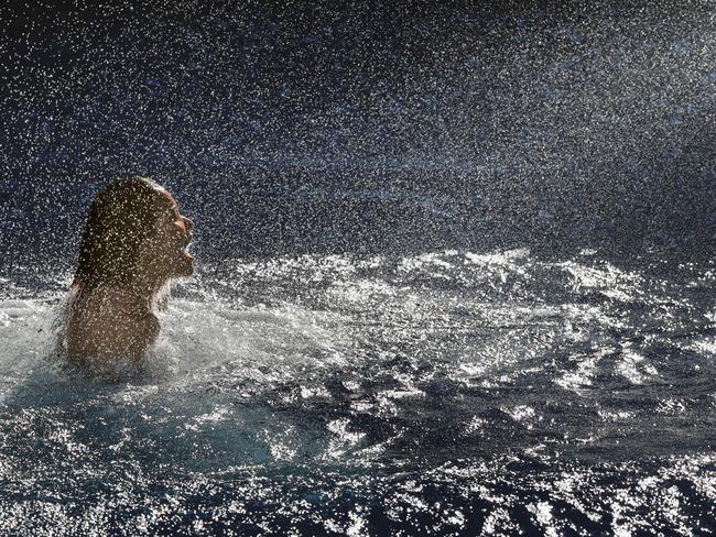 Rio Olympics 2016. The Women's Preliminary 10m Platform Diving at Maria Lenk Aquatic Centre, Olymic Park Rio de Janeiro, Brazil. Malaysia's Dhabitah Nur Sabri after her dive. Picture: Alex Coppel