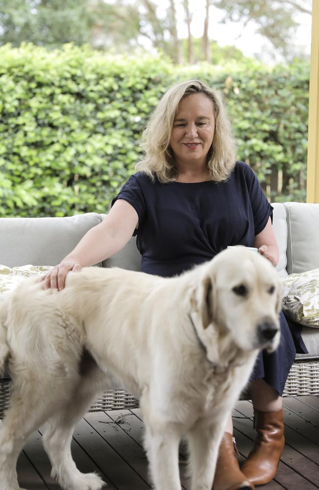 Columnist Frances Whiting at home.