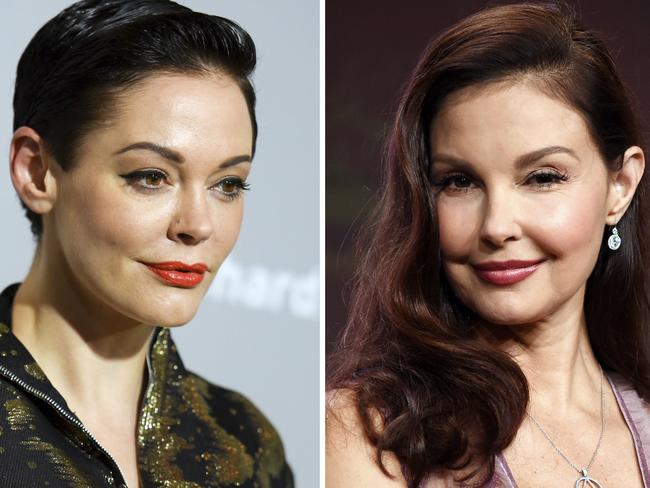 Rose McGowan and Ashley Judd were brave enough to speak out.  Picture:  AP