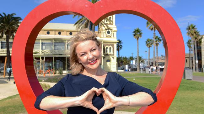 Holdfast Bay Mayor Amanda Wilson at Glenelg. Picture: AAP Image/ Brenton Edwards.