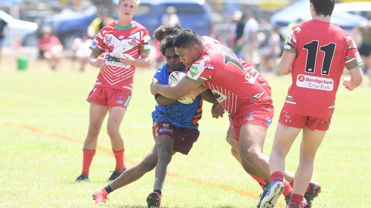 RUGBY LEAGUE - A DAY AT THE PARK: Woorabinda Warriors I vs Emu Park Emus