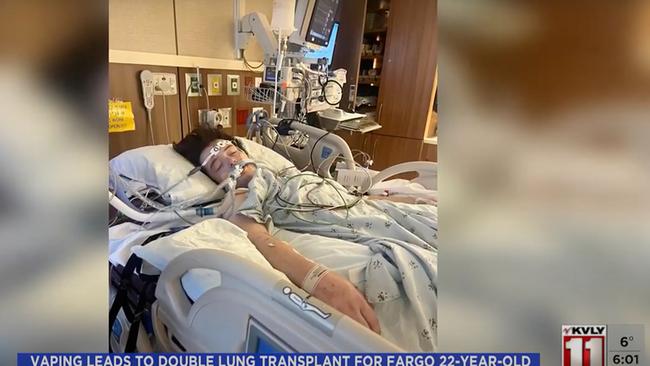 Allard’s heart had stopped beating at one point during his three-month-long hospitalisation. Picture: Valley News Live/YouTube