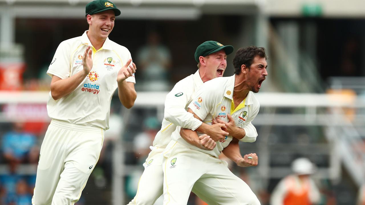 It was the perfect start for Mitchell Starc. (Photo by Chris Hyde/Getty Images)