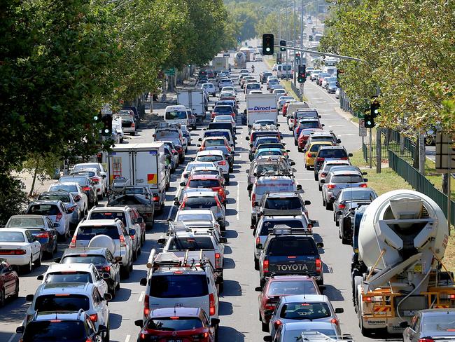 East West Link and a second Metro Tunnel are listed as transport priorities by the Victorian Chamber of Commerce. Picture: Mark Stewart