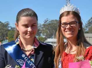 GATTON SHOW: Gatton's 2019 Rural Ambassador Tenneal Prebble and Miss Show Girl Sarah Rose. Picture: Ebony Graveur