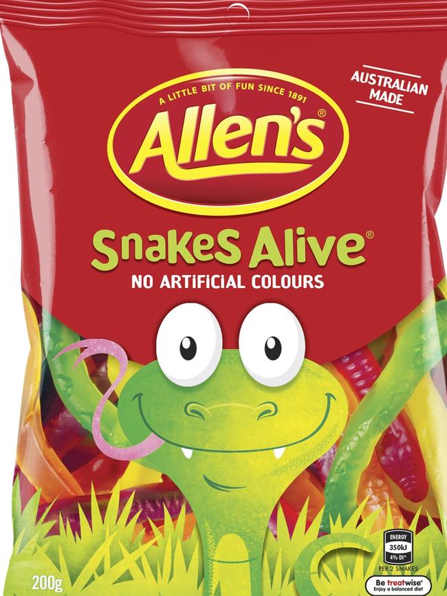 Allen’s old packaging.