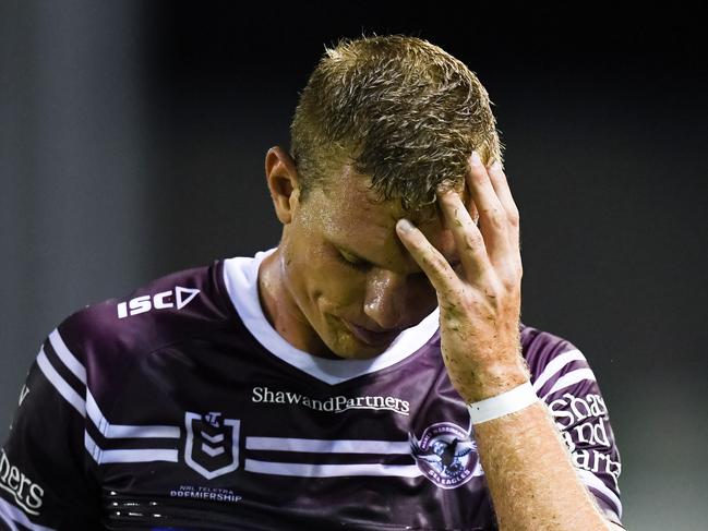 Tom Trbojevic 2019 PRE Round 02 - Manly-Warringah Sea Eagles v Cronulla-Sutherland Sharks, Shark Park, 2019-02-23. Digital image by Nathan Hopkins © NRL Photos