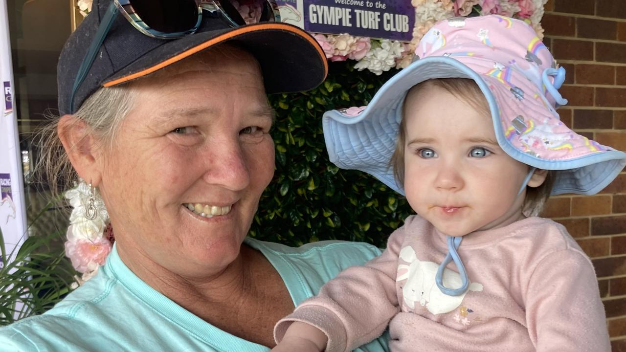 Leanne Clarke and Kenzie Pagel enjoy a day of fun at the Gympie Races on Saturday, July 15, 2023.