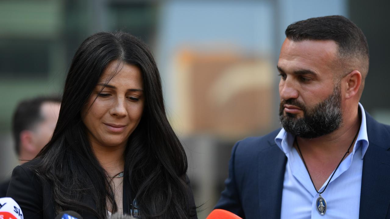 Danny and Leila Abdallah made headlines for forgiving the driver. Picture: NCA NewsWire / Jeremy Piper