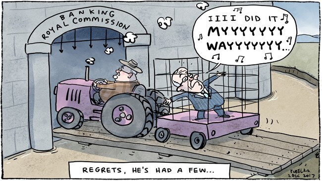 Jon Kudelka Letters Cartoon for 02-12-2017Version:  (650x366)COPYRIGHT: The Australian's artists each have different copyright agreements in place regarding re-use of their work in other publications.Please seek advice from the artists themselves or the Managing Editor of The Australian regarding re-use.