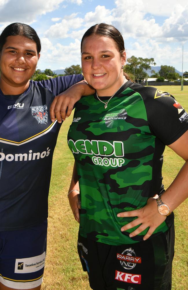 RLTD Girls Gala day. Maddy Hegarty and Lhylla Williamson. Picture: Evan Morgan