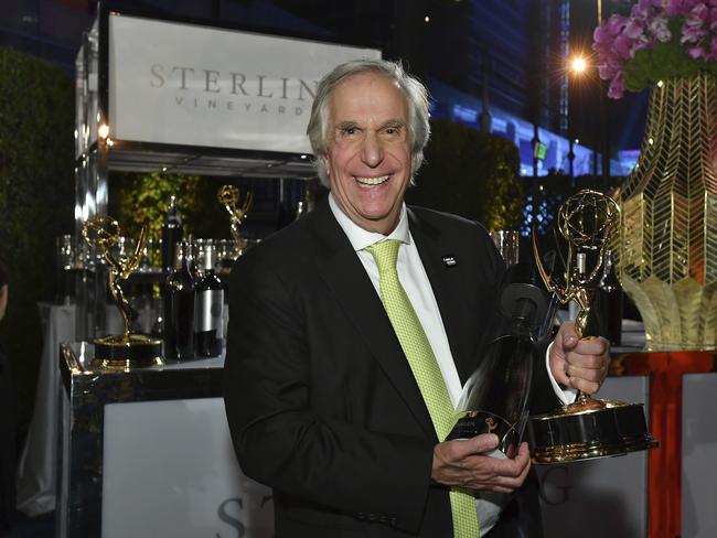 Henry Winkler at the Governors Ball. Picture: Vince Bucci/Invision for the Television Academy/AP