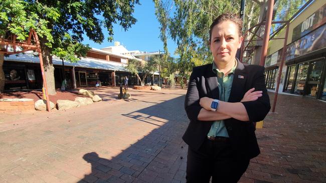 NT Opposition Leader Lia Finocchiaro in Alice Springs.