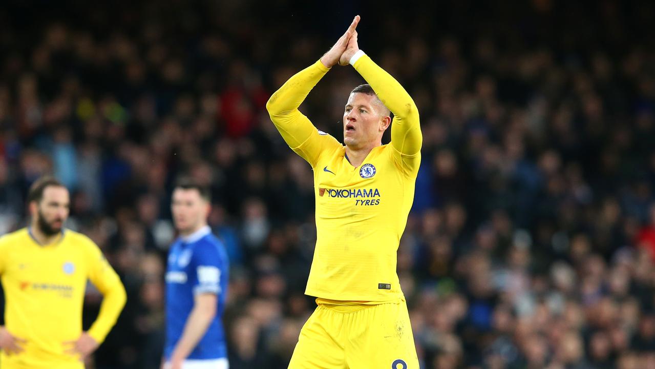 The FA are investigating allegations a coin being thrown at Ross Barkley