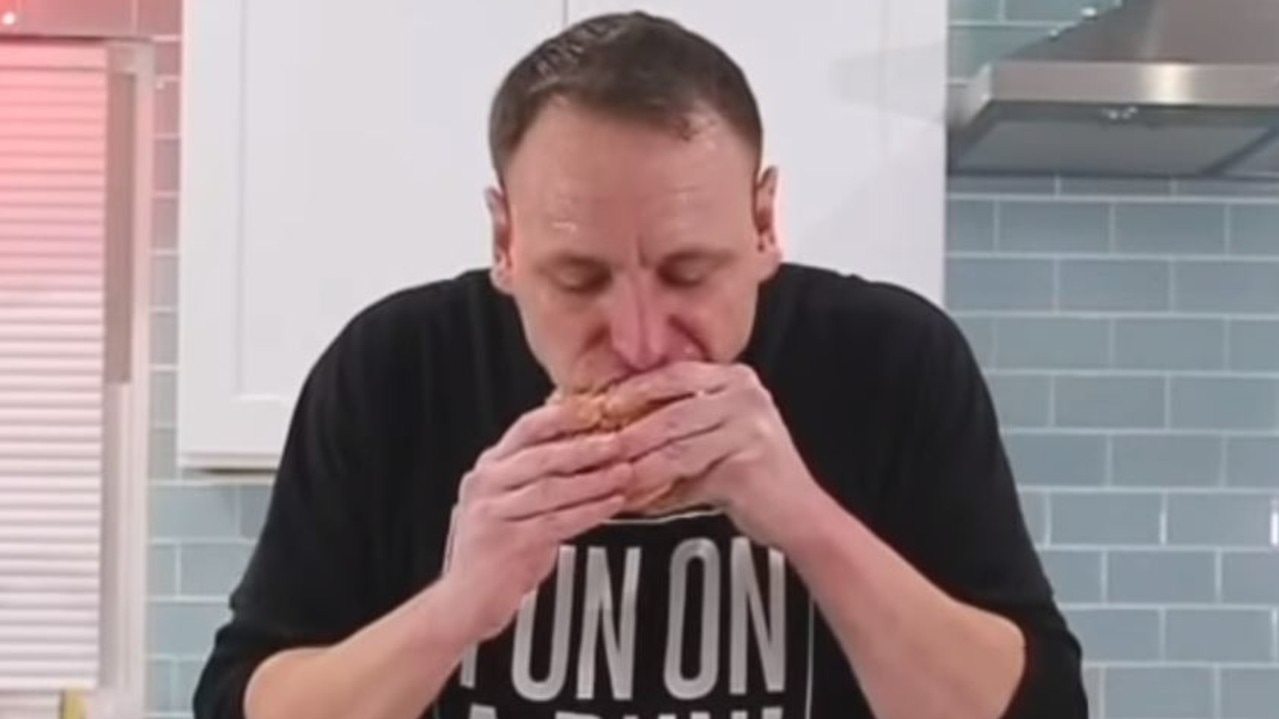 Joey Chestnut sets a new Big Mac eating record.