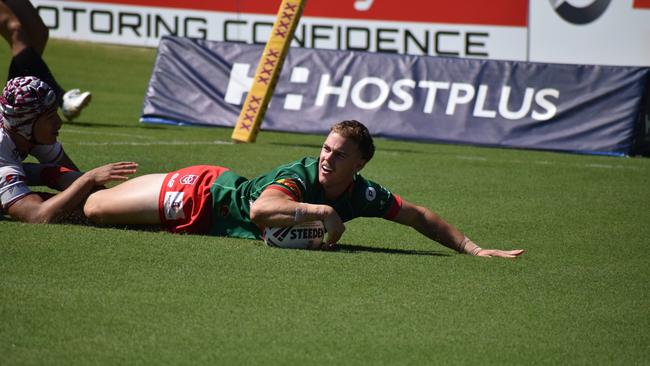Meninga Cup semi-final action between the Redcliffe Dolphins and Wynnum-Manly Seagulls. Saturday April 15, 2023.